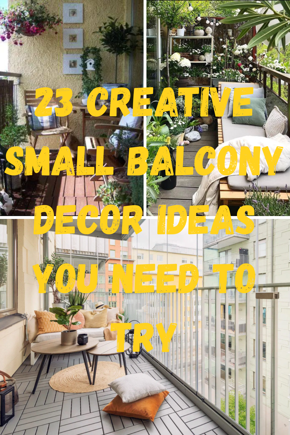 23 Creative Small Balcony Decor Ideas You Need to Try