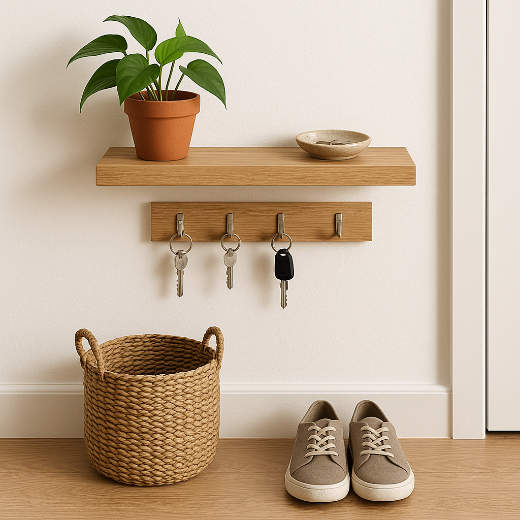 Entryway Drop Zone Shelf