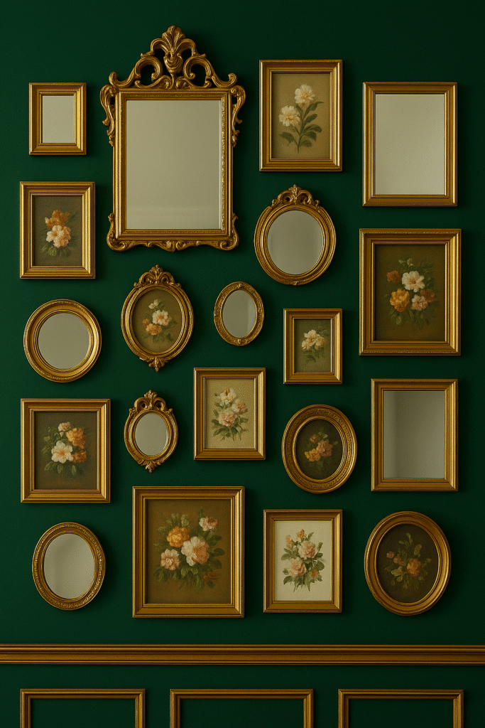 Glam Gold Frames Theme