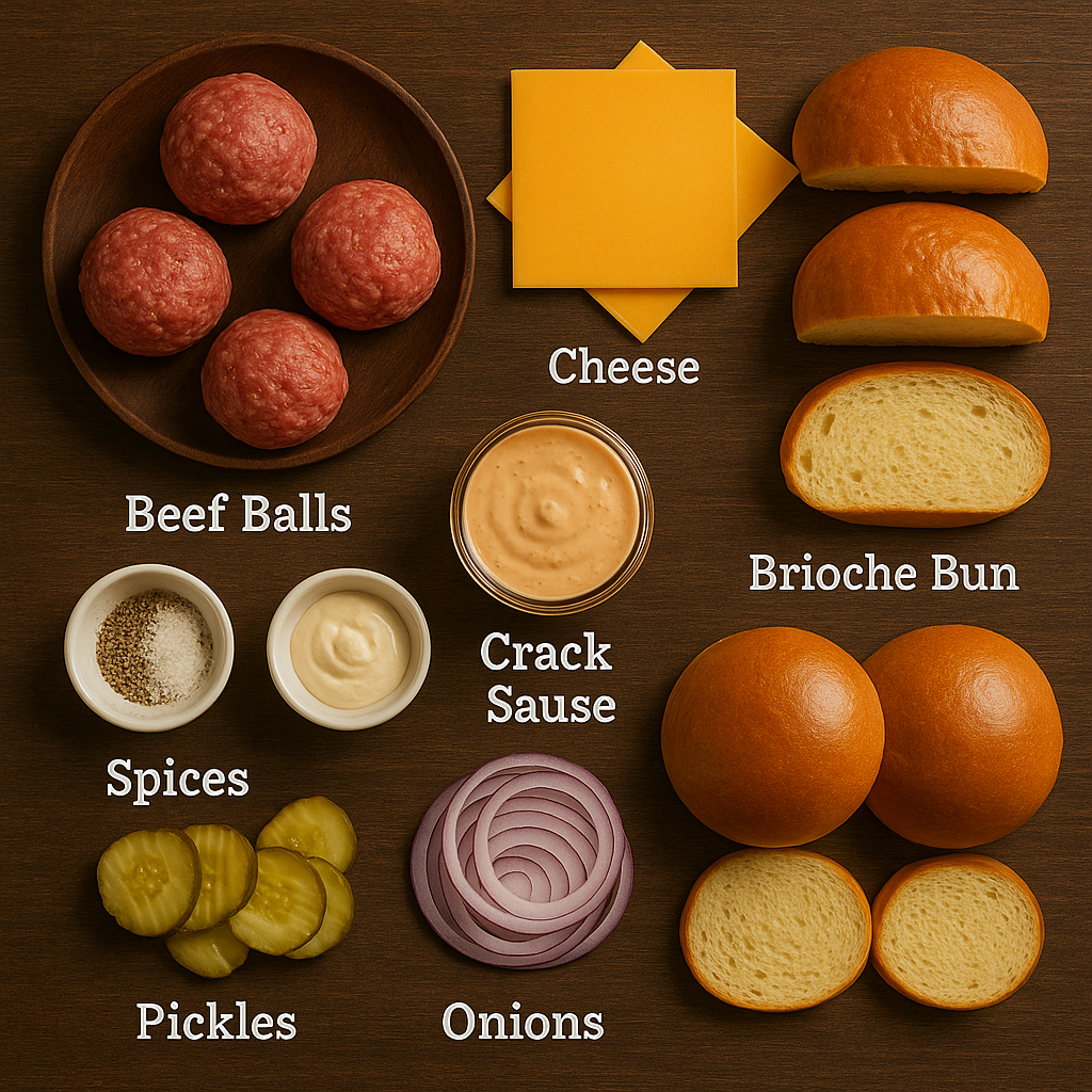 Ingredients You’ll Need for Crack Burgers