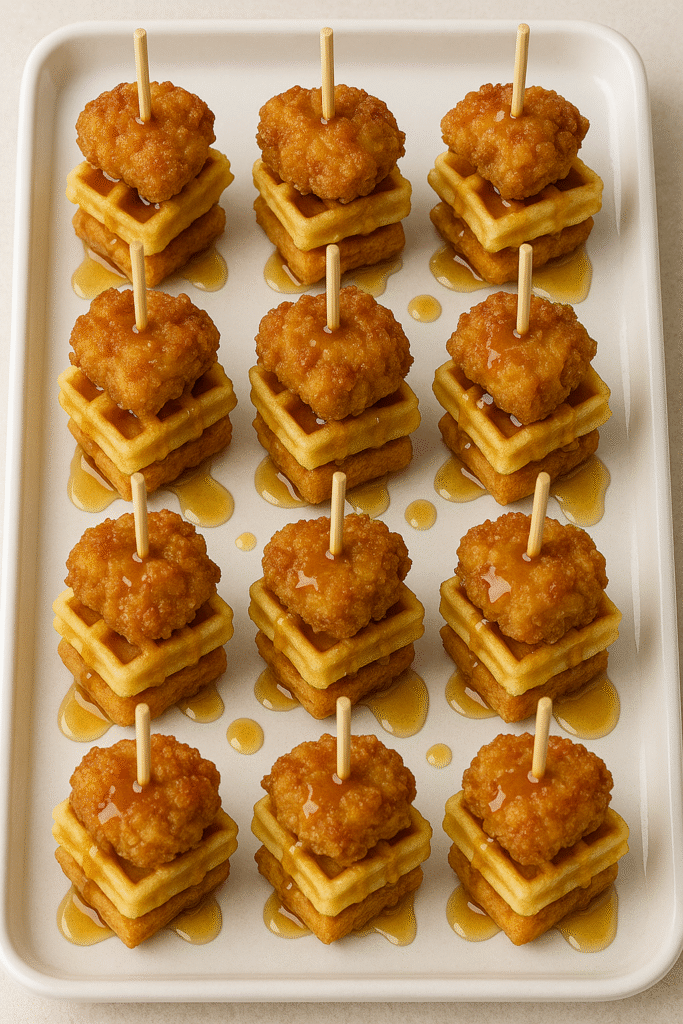 Mini Chicken & Waffle Bites