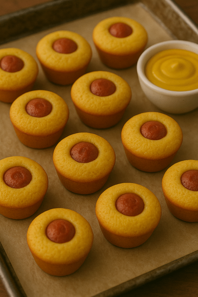 Mini Corn Dog Muffins