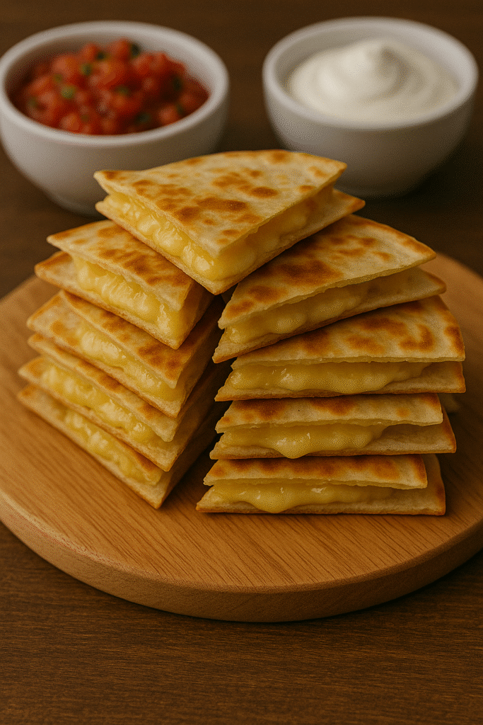 Mini Quesadilla Triangles