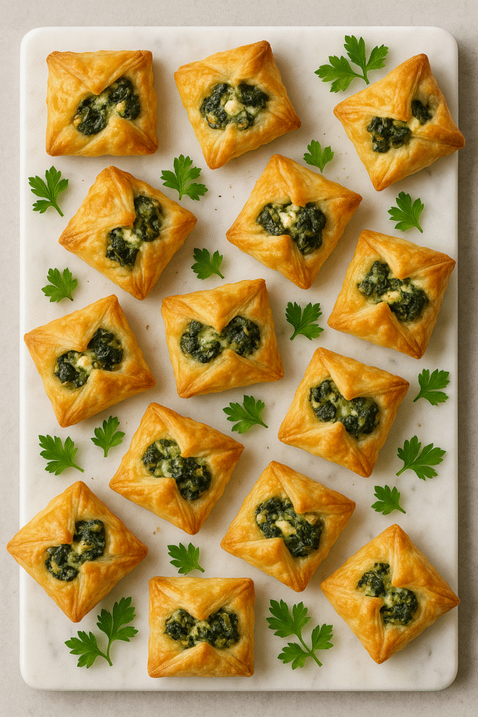 Mini Spinach and Feta Puffs