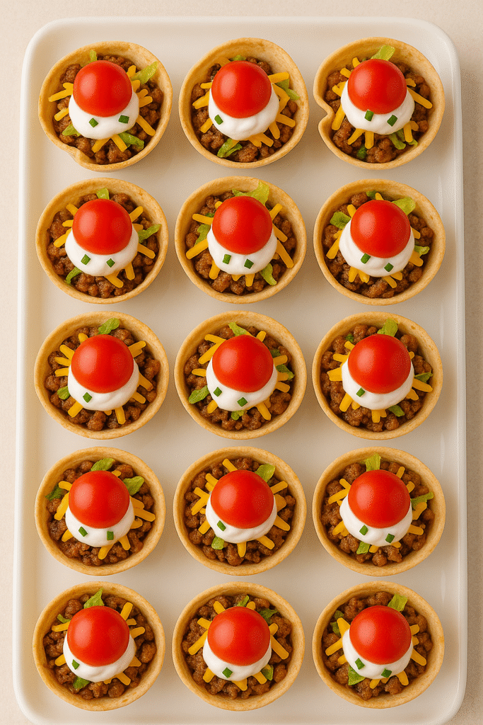 Mini Taco Salad Cups