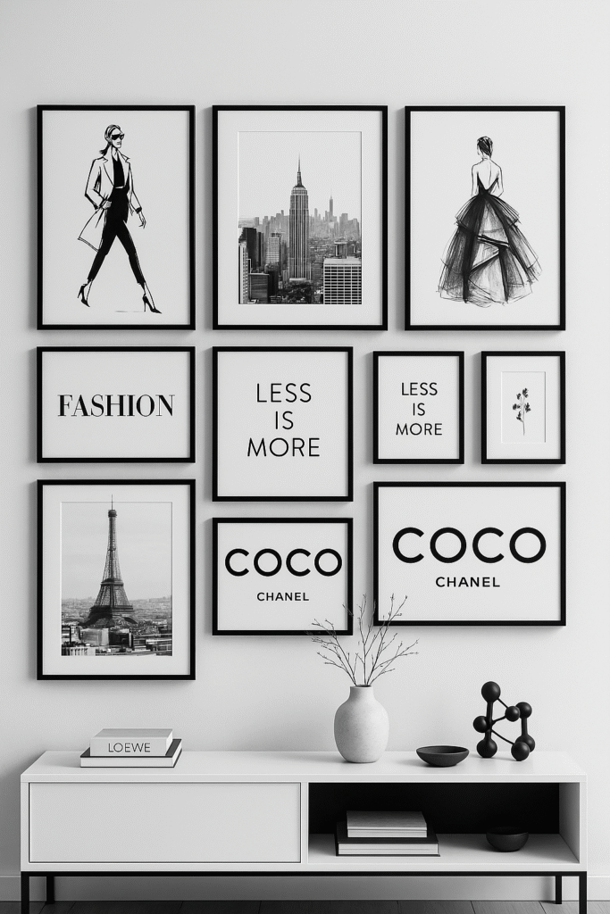 Minimalist Black-and-White Theme