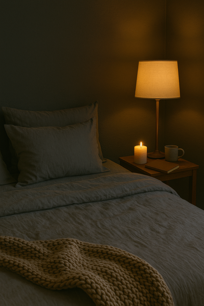 Moody Gray Tones with Soft Accent Lighting