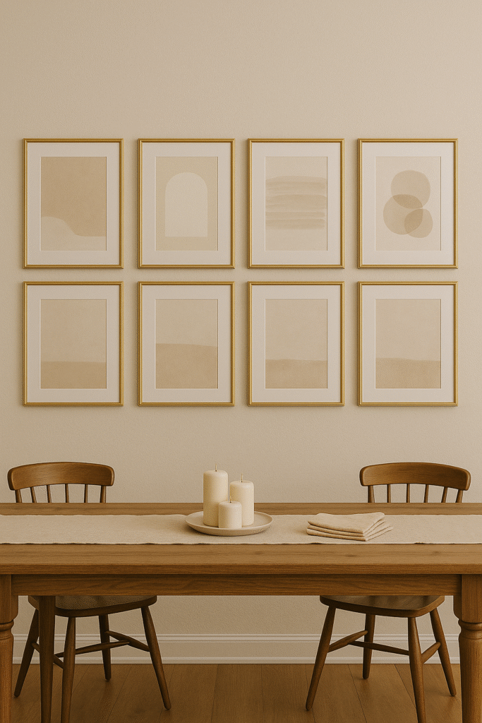 Neutral Toned Art with Soft Matting