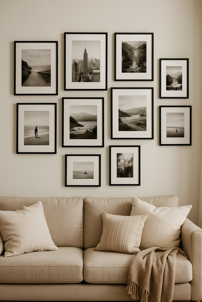 Portrait + Landscape Frame Combination