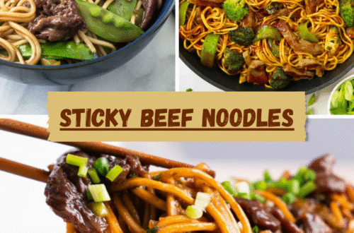 Sticky Beef Noodles