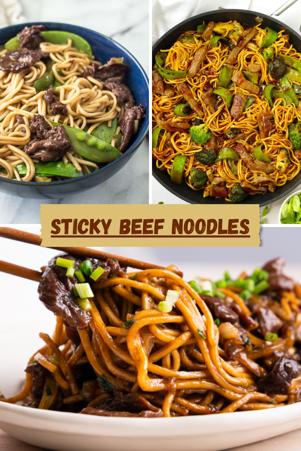 Sticky Beef Noodles