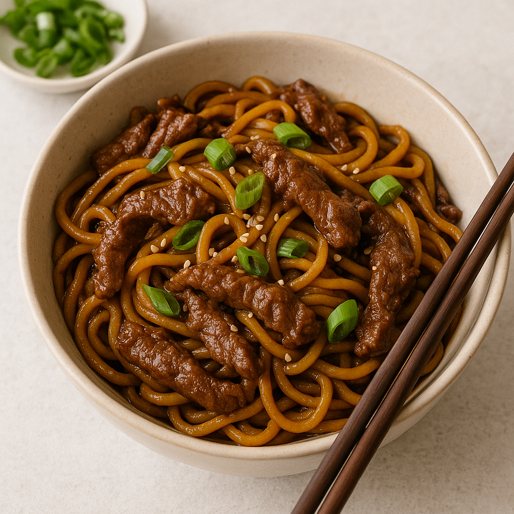 Sticky Beef Noodles – Quick, Saucy, and Full of Flavor