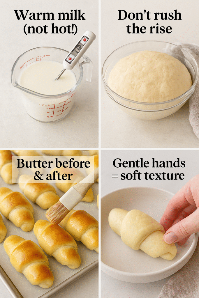 Tips for Pillowy, Soft Crescent Rolls