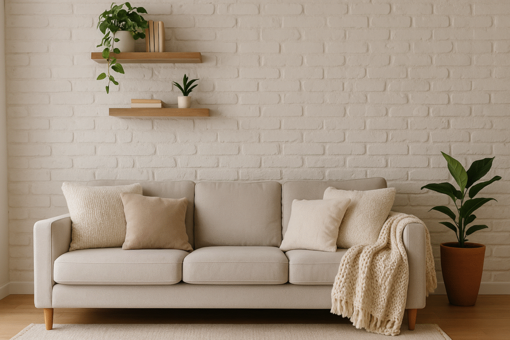 Whitewashed Brick – Soft, Airy, and Light-Filled