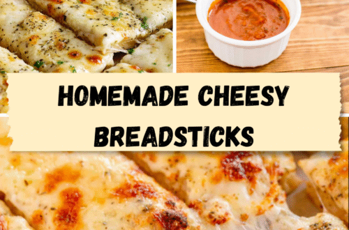 Homemade Cheesy Breadsticks