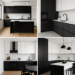12 Stunning Black and White Modern Kitchen Ideas