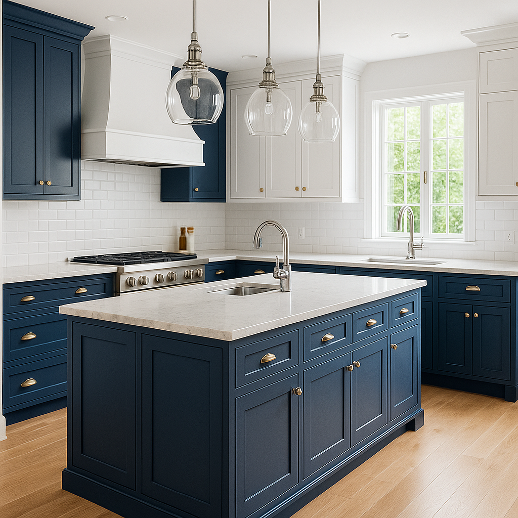 15 White and Blue Kitchen Designs That Feel Fresh & Modern 15 White and Blue Kitchen Designs That Feel Fresh & Modern