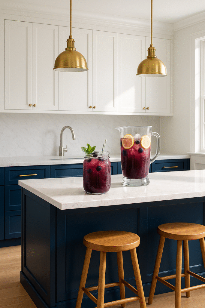 15 White and Blue Kitchen Designs That Feel Fresh & Modern