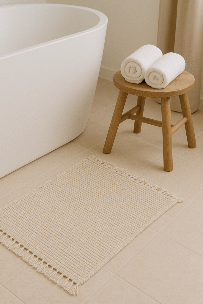 Add a Natural or Textured Rug