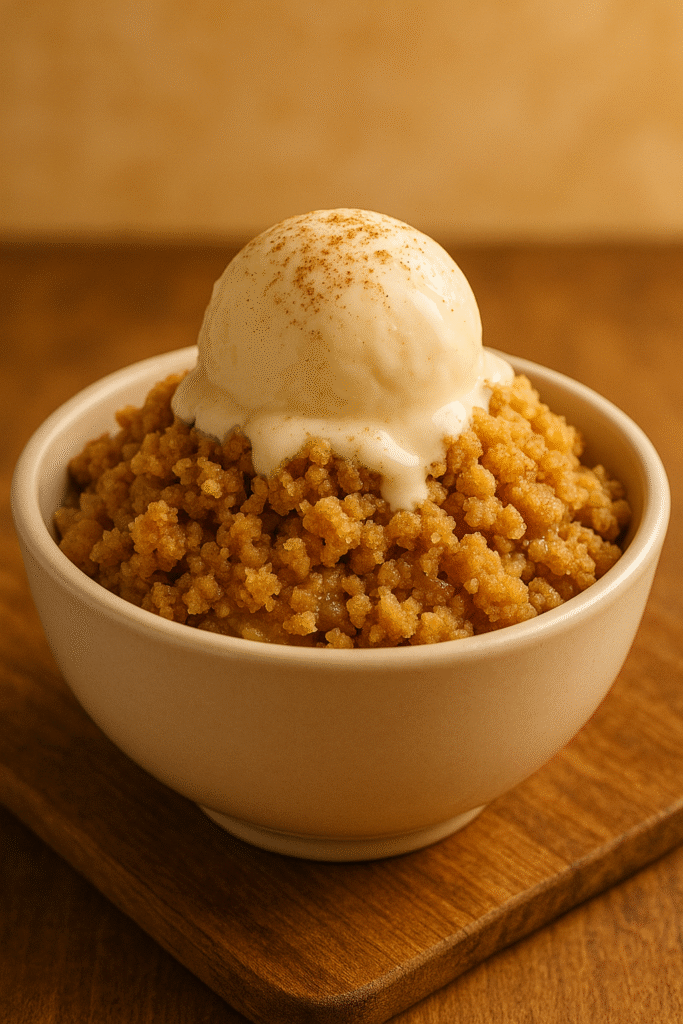 Apple Cinnamon Crumble