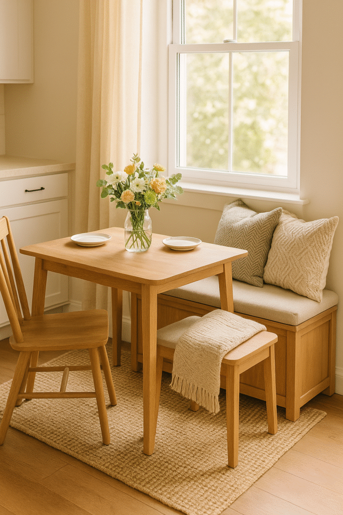 Bench Seating for Hidden Storage