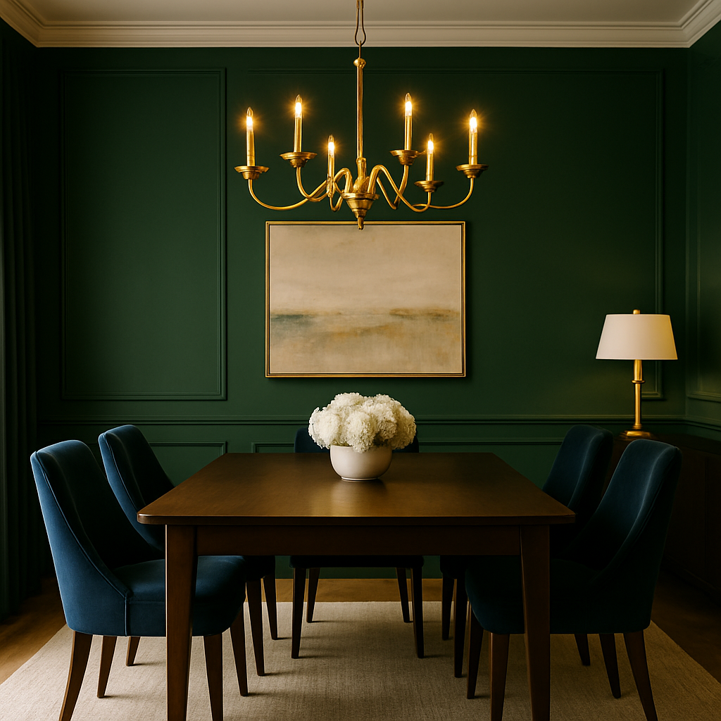 Bold & Trendy Palette: Jewel Tones for Statement Spaces