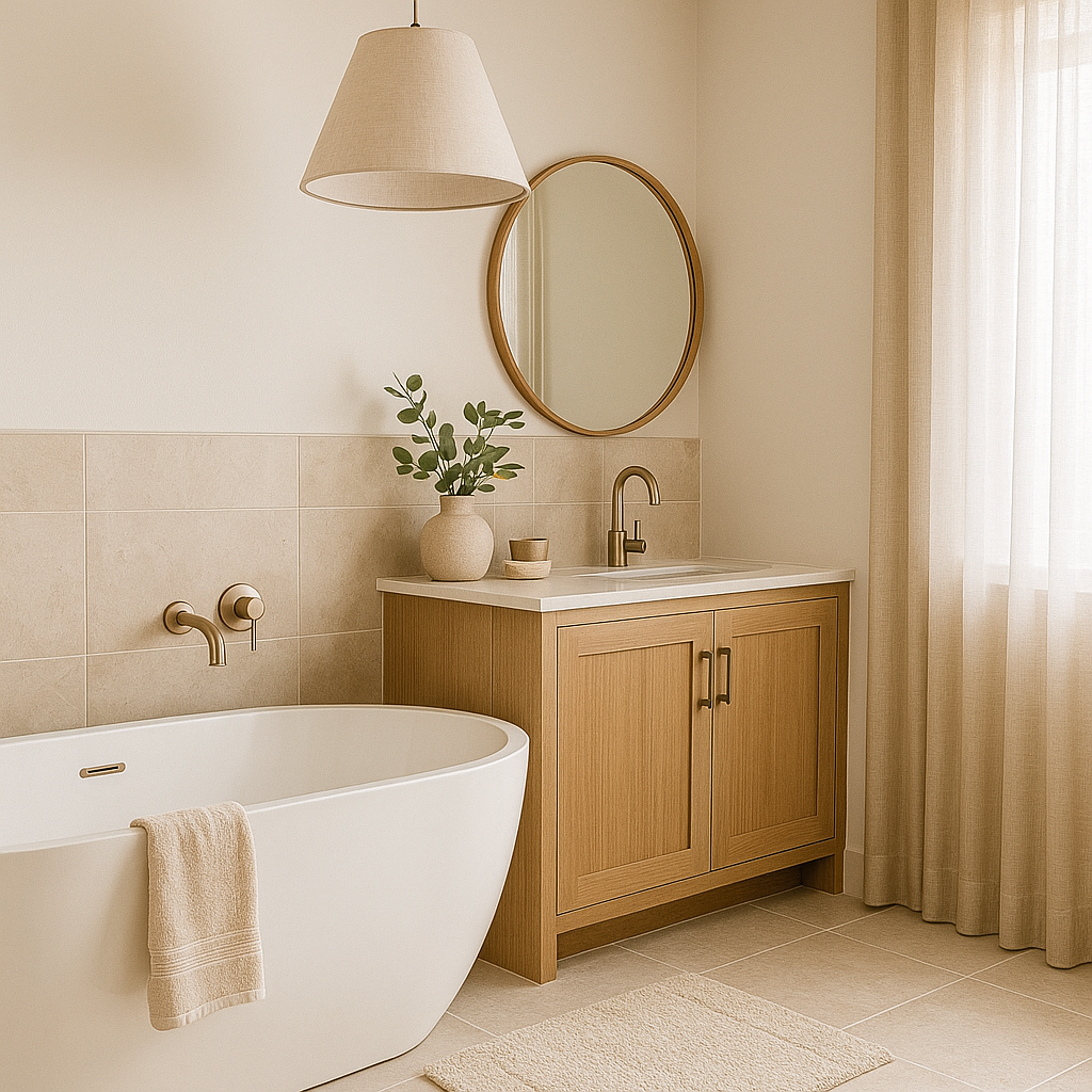 Calming Neutral Bathroom Ideas & Inspiration