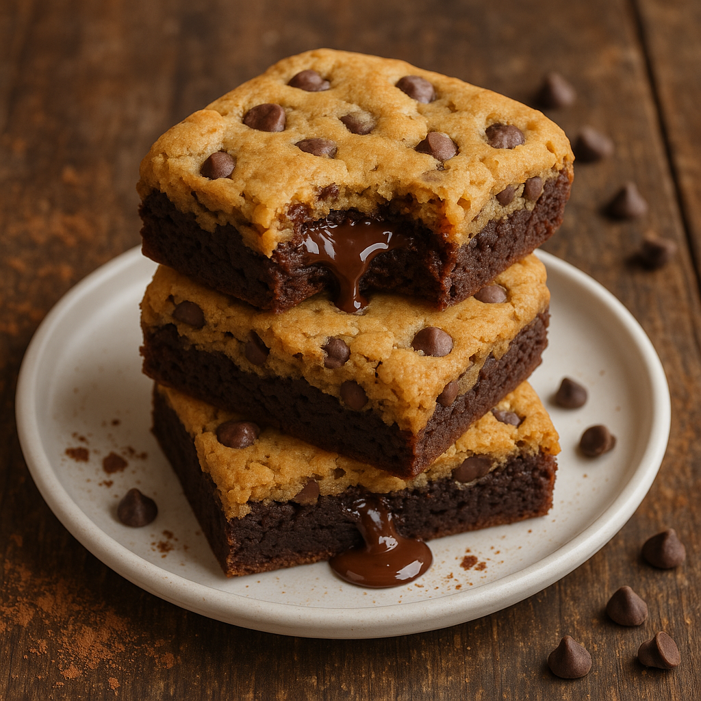 Chocolate Lovers’ Brookies – Soft, Chewy & Fudgy Goodness