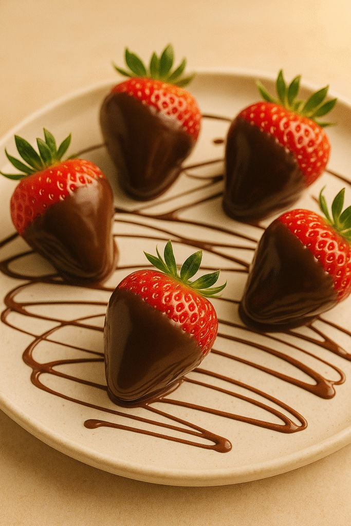  Chocolate-Dipped Strawberries