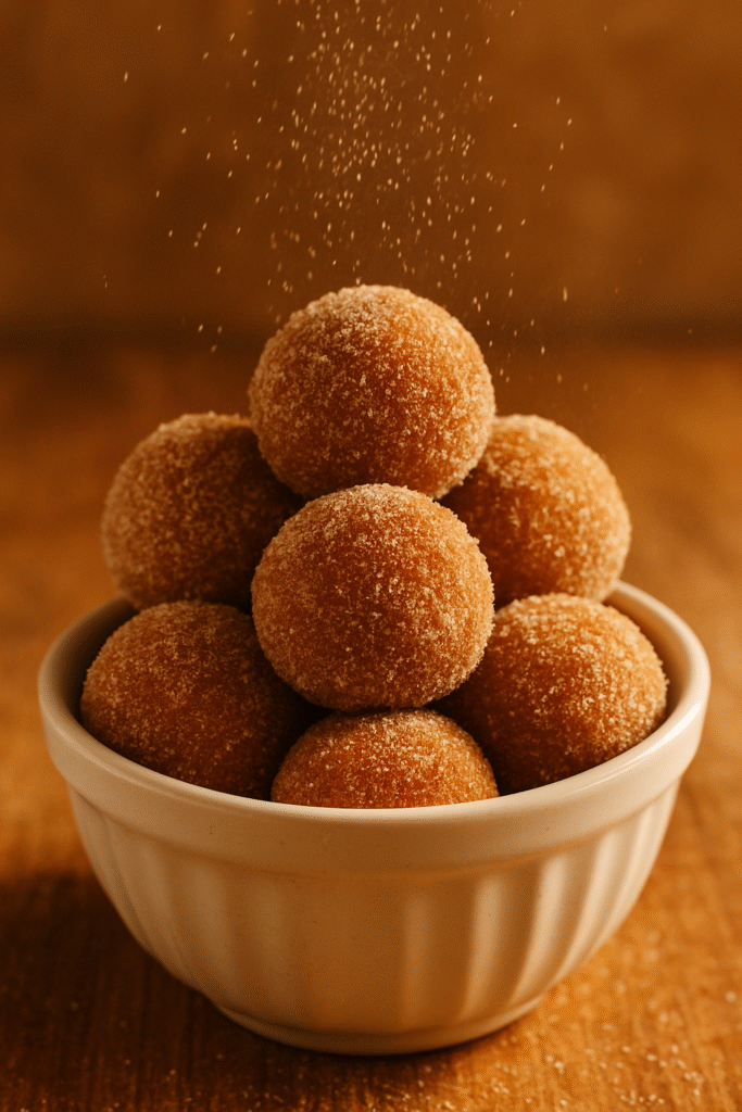 Cinnamon Sugar Donut Holes