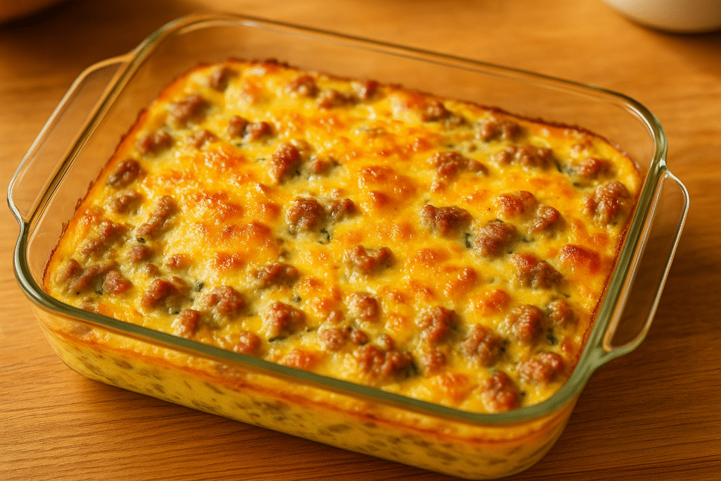 Classic Sausage & Egg Breakfast Casserole
