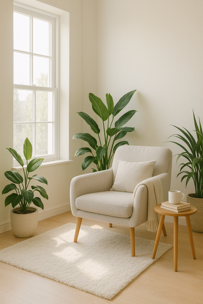 Cozy Nook with Plants & Natural Light