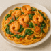 Creamy Tomato Spinach Shrimp Pasta in 30 Minutes