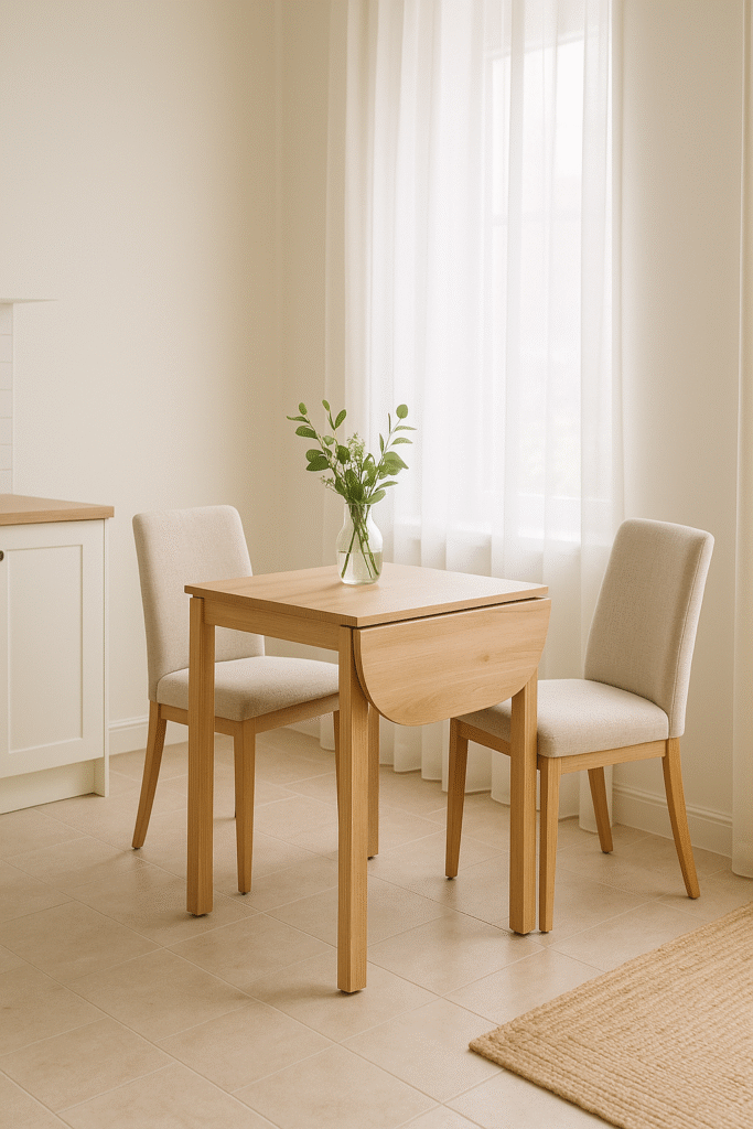 Drop-Leaf Tables for Flexible Space