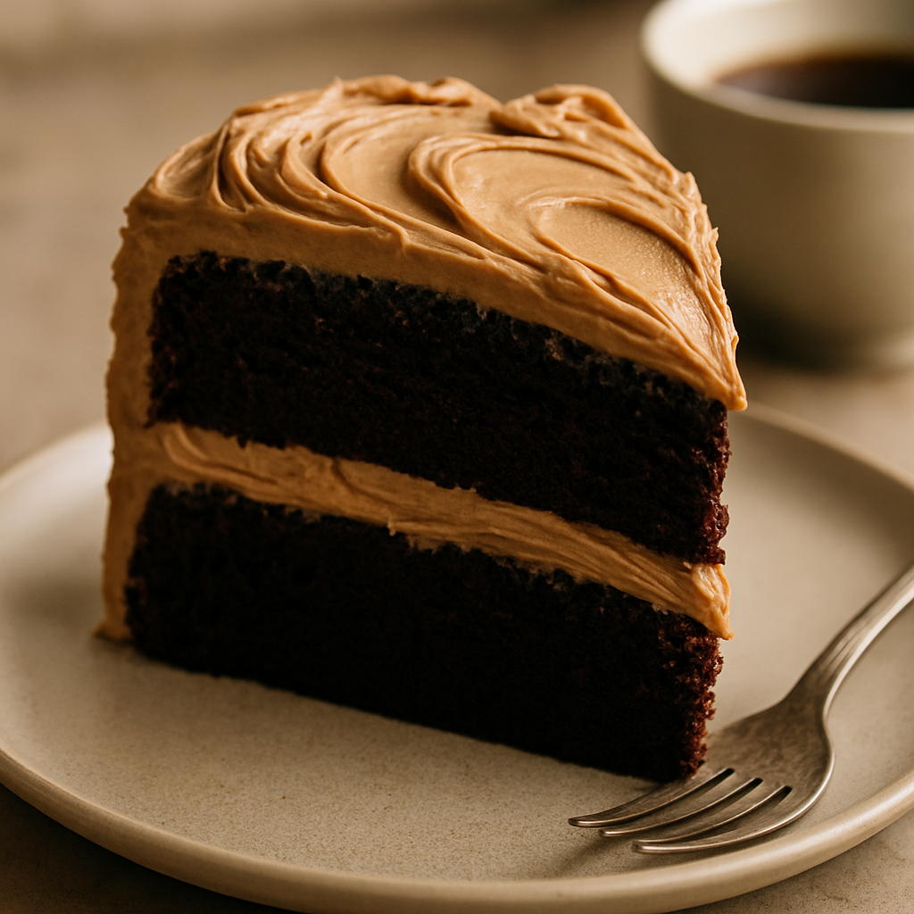 Easy Moist Chocolate Cake with Coffee Buttercream – The Ultimate Indulgence