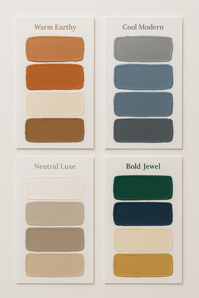 Final Curated Color Harmony Palettes