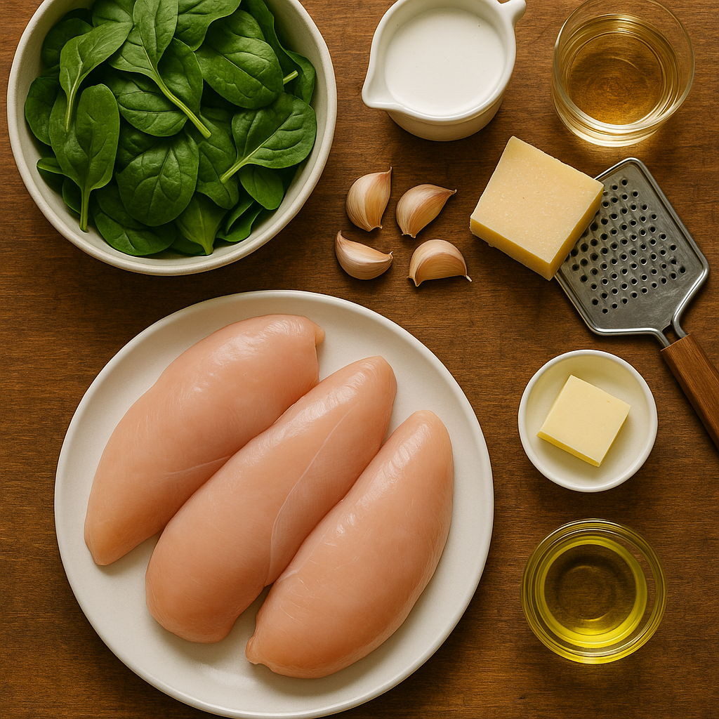 Ingredients You’ll Need for Chicken Florentine