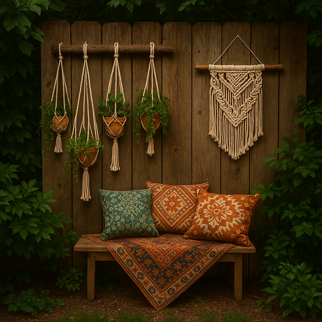 Macrame Plant Hangers & Wall Decor