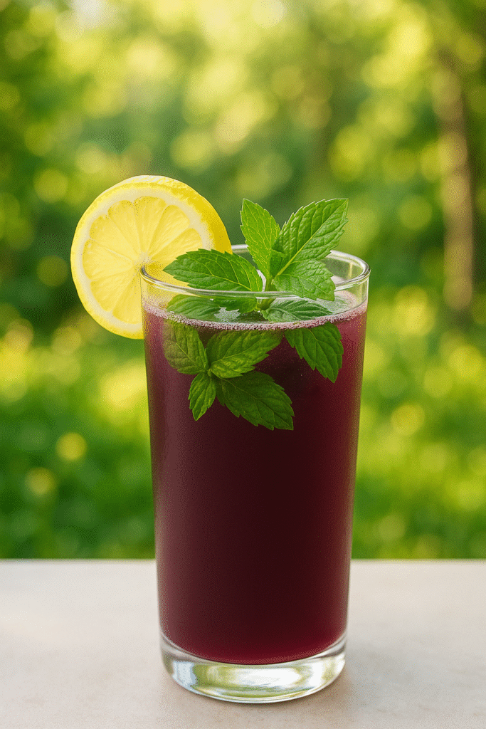 Minty Blueberry Lemonade