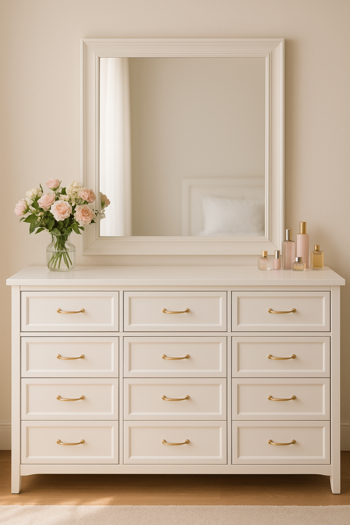 Multi-Drawer Storage Dressing Table