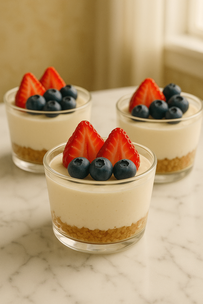 No-Bake Cheesecake Cups