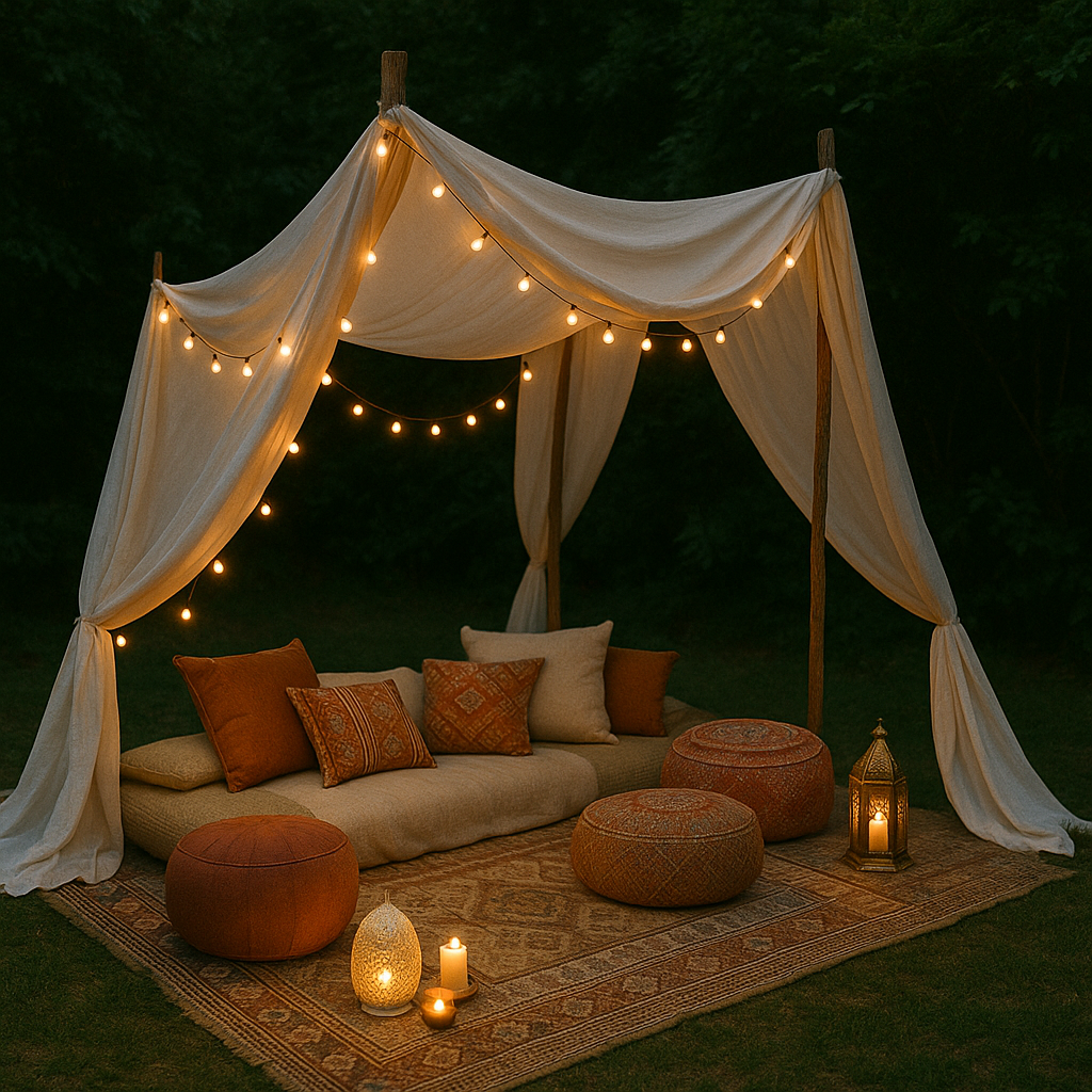 Outdoor Canopy or Teepee Tent