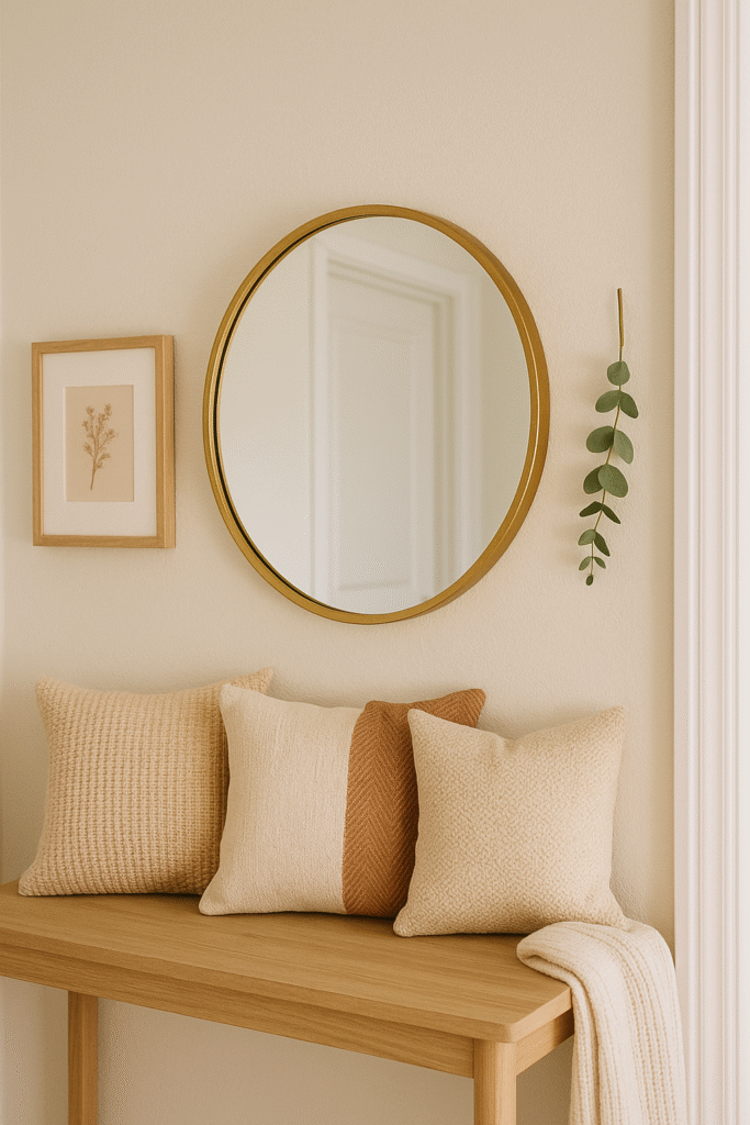 Refresh Walls with Art or Mirrors