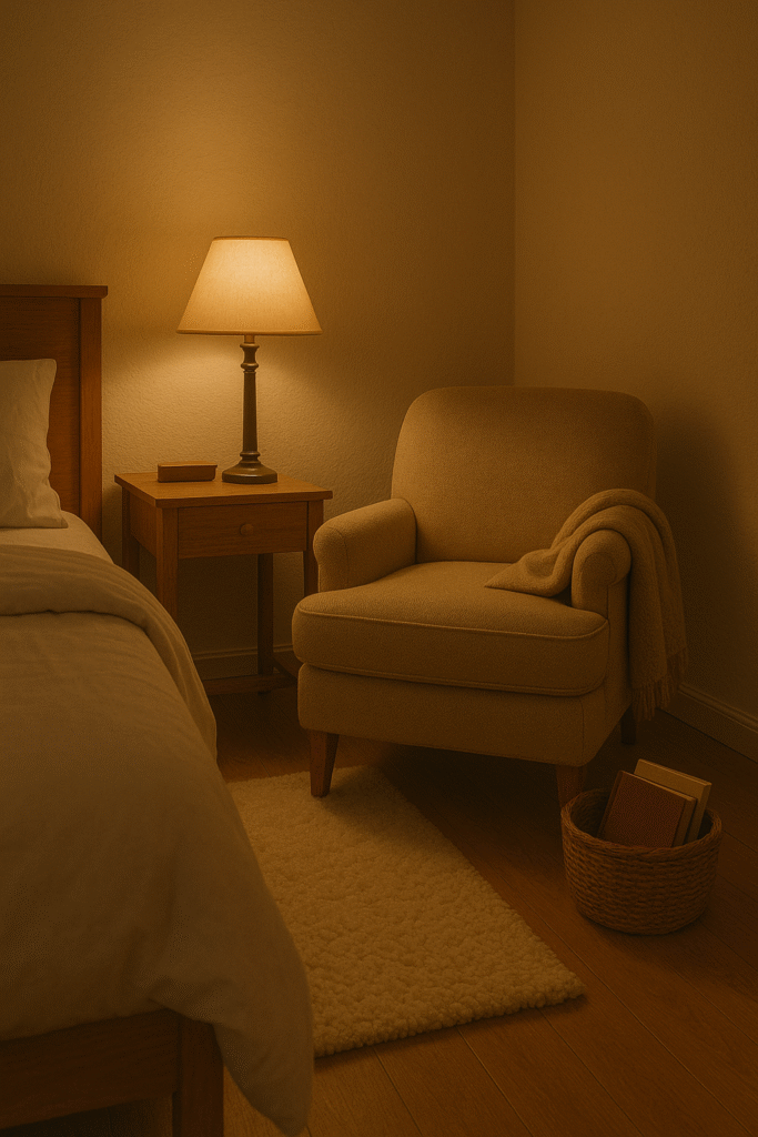 Small Bedroom Corner Nook