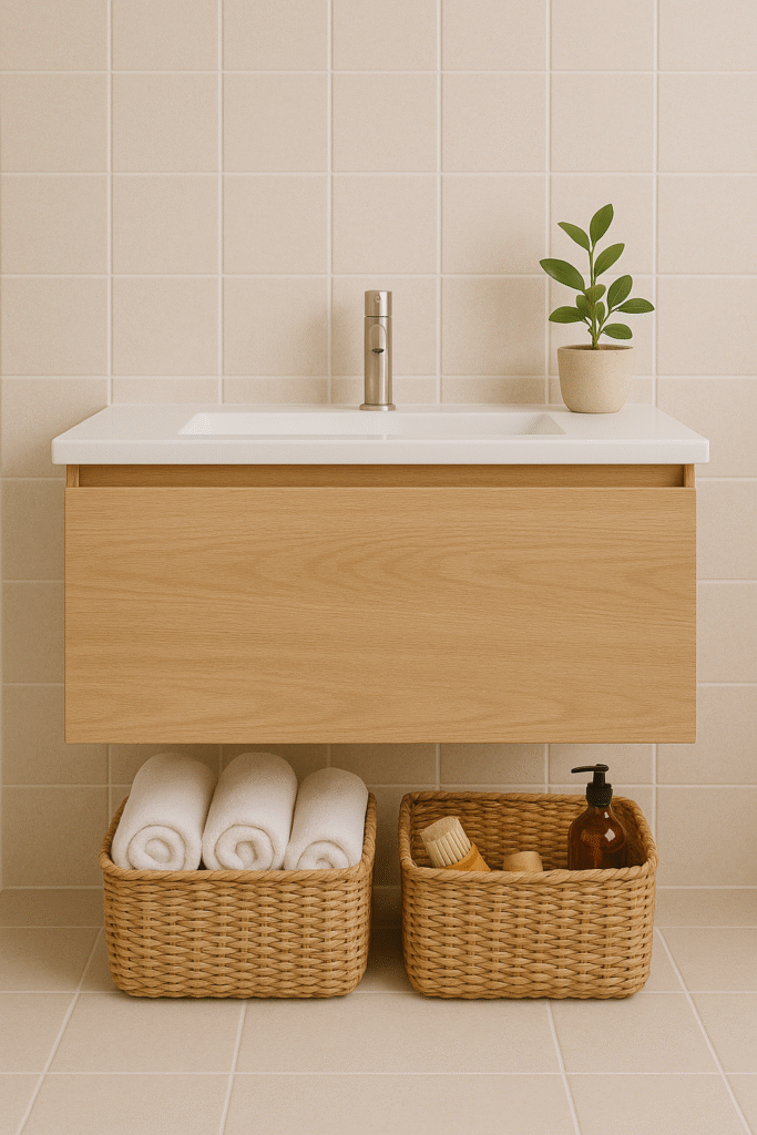 Use Woven Baskets for Stylish Storage