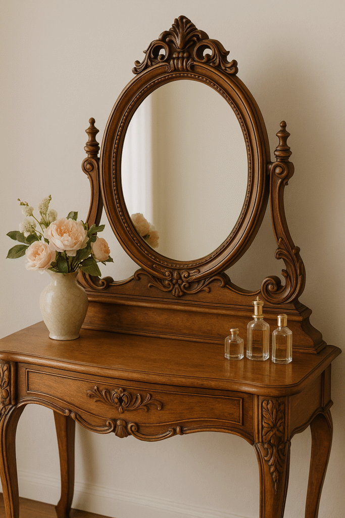 Vintage Wooden Dressing Table