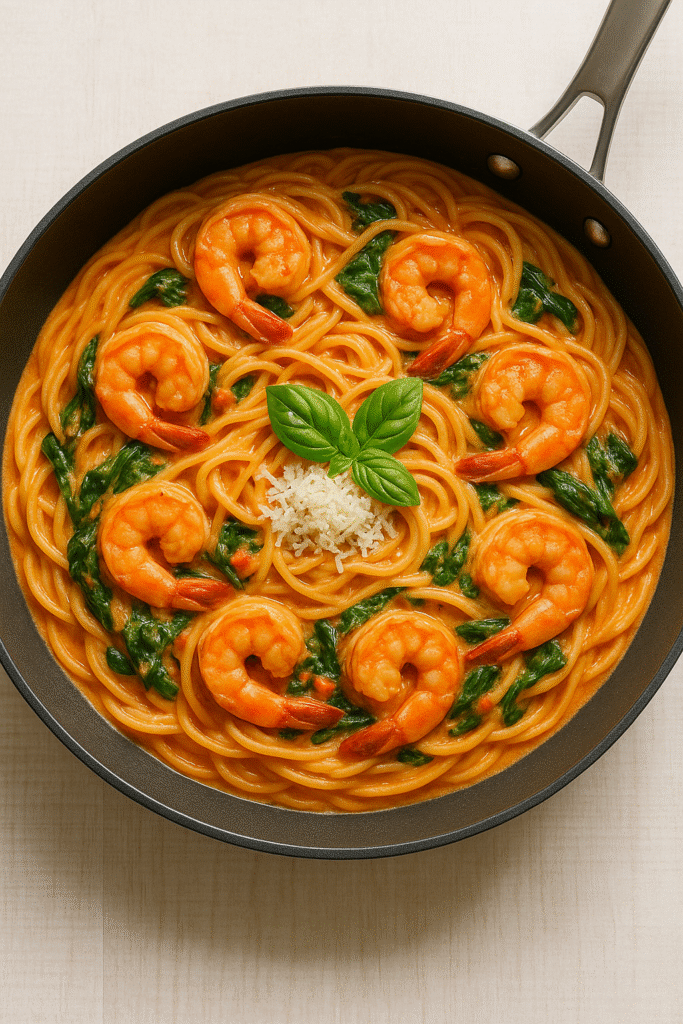 Why You’ll Love This Tomato Spinach Shrimp Pasta