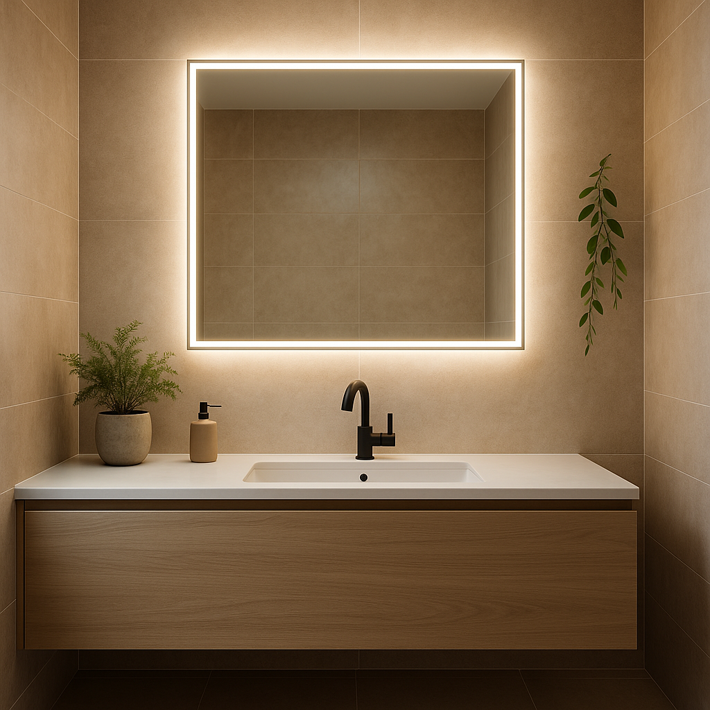 10 LED Bathroom Mirror Ideas to Make Your Space Look Gorgeous