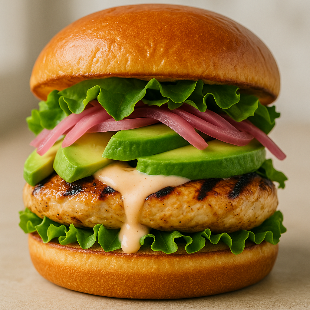 Juicy Chipotle Chicken Burger With Bold Smoky Flavors
