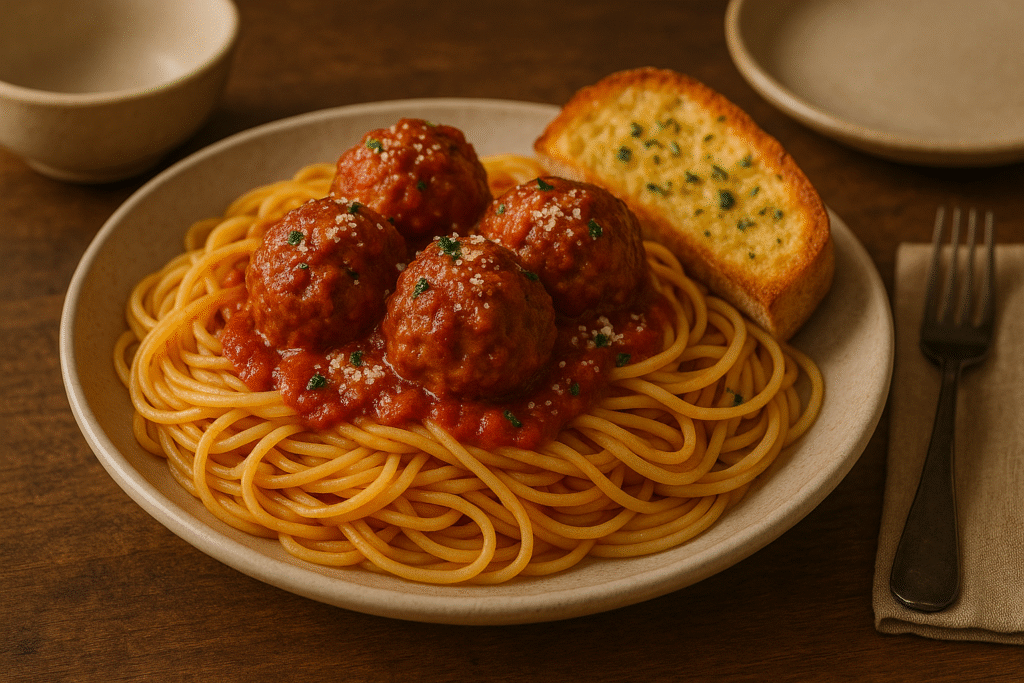 Classic Spaghetti & Meatballs